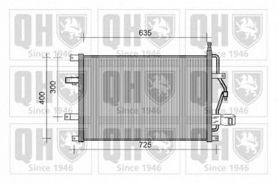 QUINTON HAZELL qcn352 -  Конденсатор, кондиционер